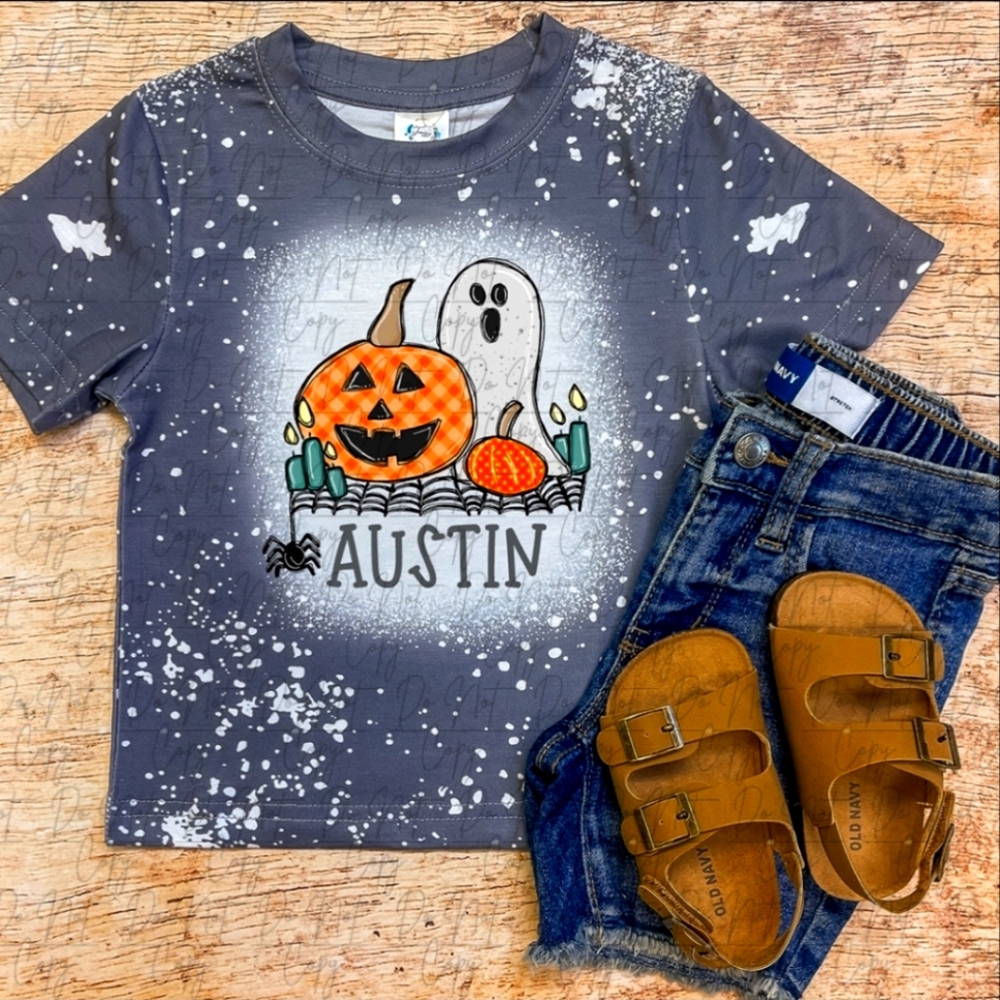 Bleach splattered Halloween tshirt
